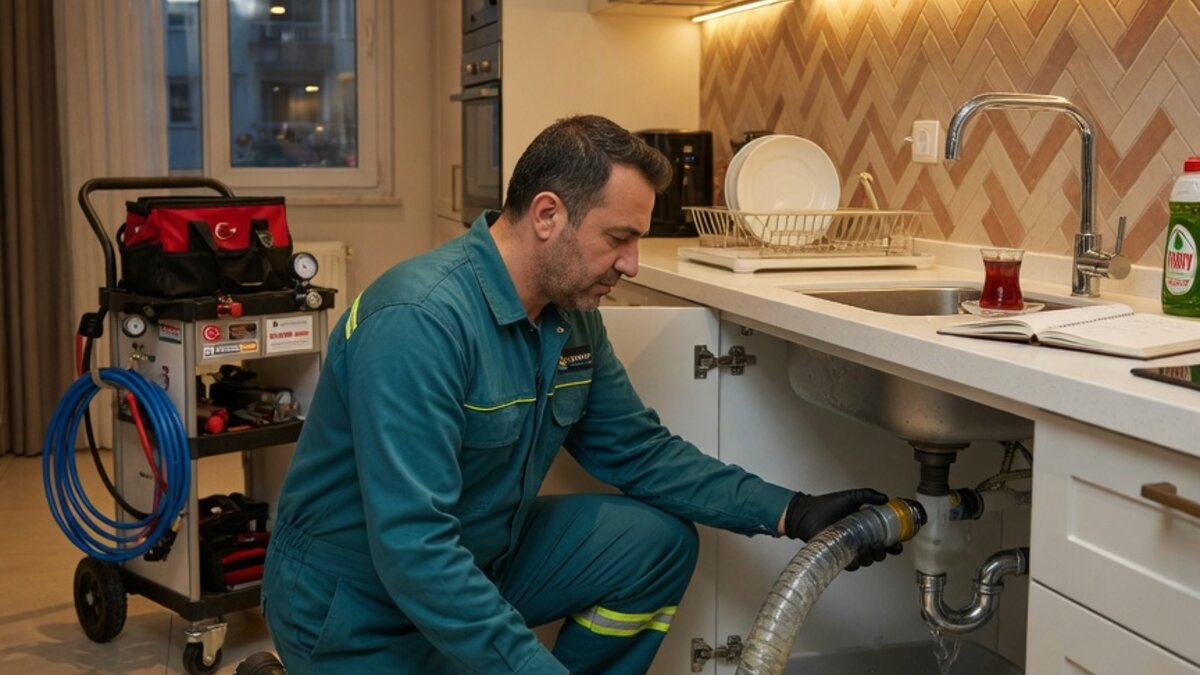 İzmir lavabo tıkanıklığı açma — mutfak ve banyo gideri temizliği