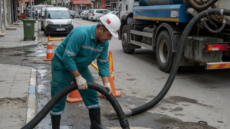İzmir rögar tıkanıklığı açma — yağmur suyu gideri